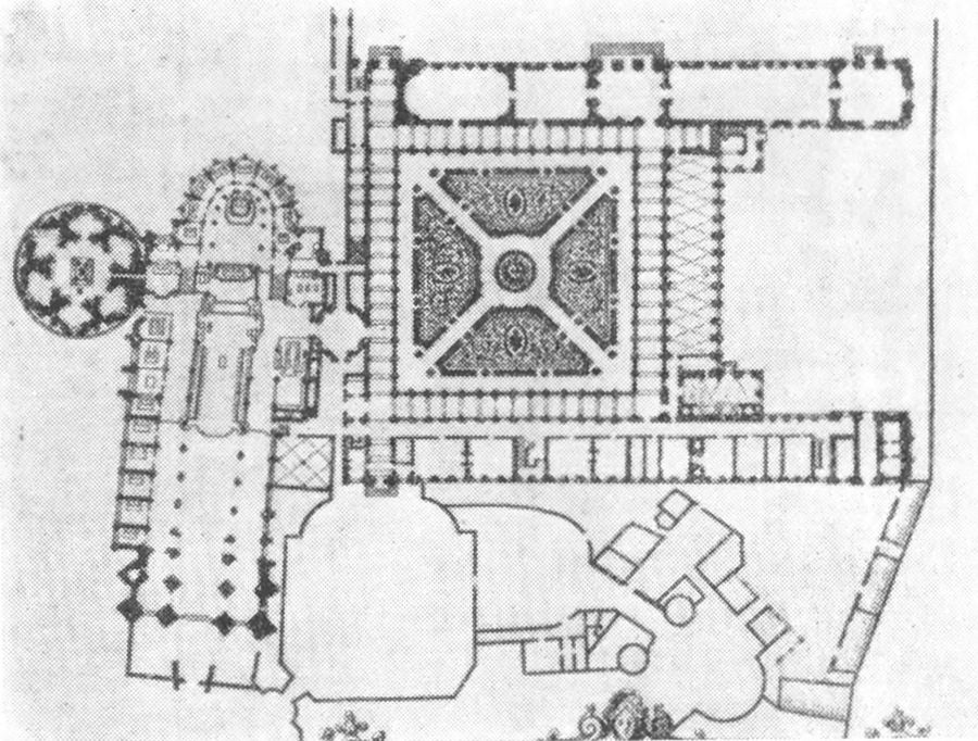 77. Департамент Сена, монастырь Сен-Дени, Р. де Котт, 1732 г.