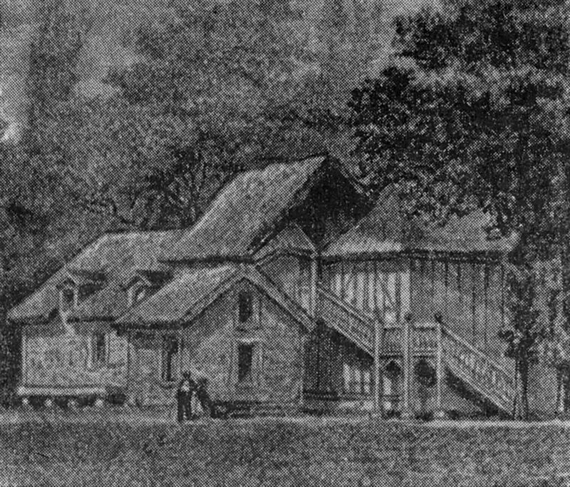 Версаль. Парк Малого Трианона, деревушка, 1783 г., Г. Робер и Мик