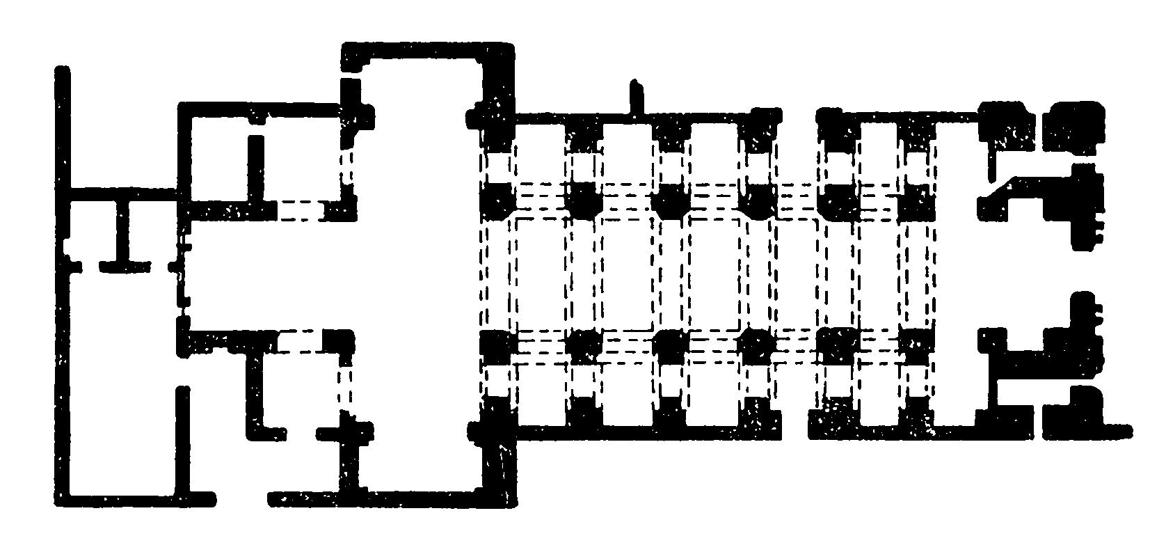 33. Лима. Церковь Сан-Франсиско, 1657—1674 гг. План, портал