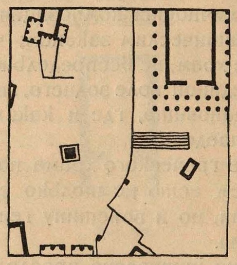 Рис. 39. План площади с Парфеноном на Афинском Акрополе (по Шуази)