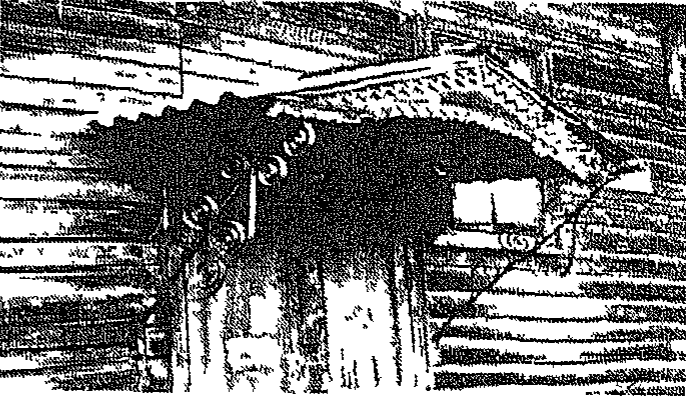 Рис. 4. Г. Воткинск, ул. К. Либкнехта, 55, зонт (ковка, железо, кон. XIX века)