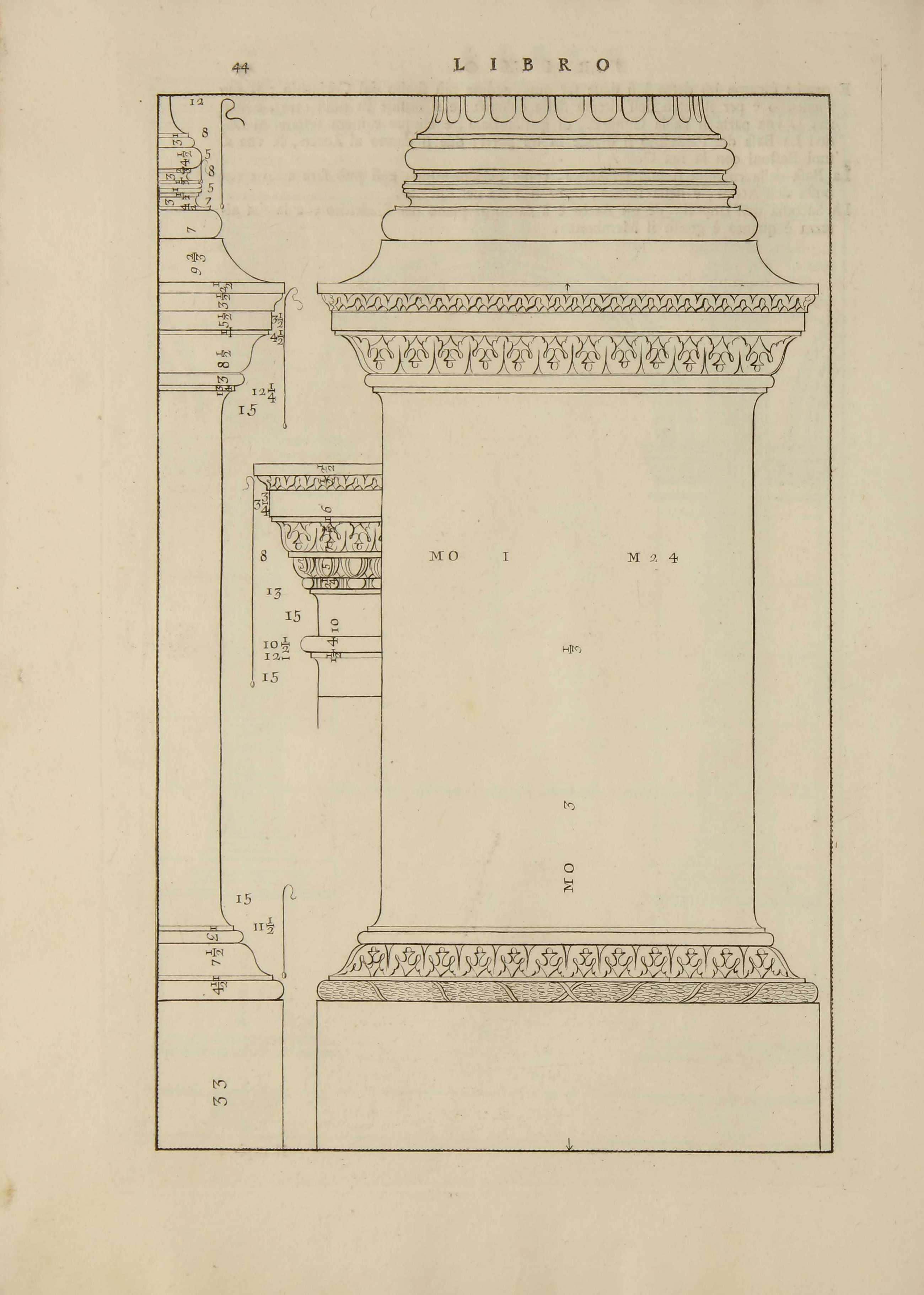 I quattro libri dell'architettura di Andrea Palladio. Ne' quali dopo un breue trattato de' cinque ordini, & di quelli auertimenti, che sono piu necessarij nell fabricare; si tratta delle case priuate, delle vie, de i ponti, delle piazze, de i xisti, et de' tempij. — In Venetia : Appresso Dominico de' Franceschi, 1570