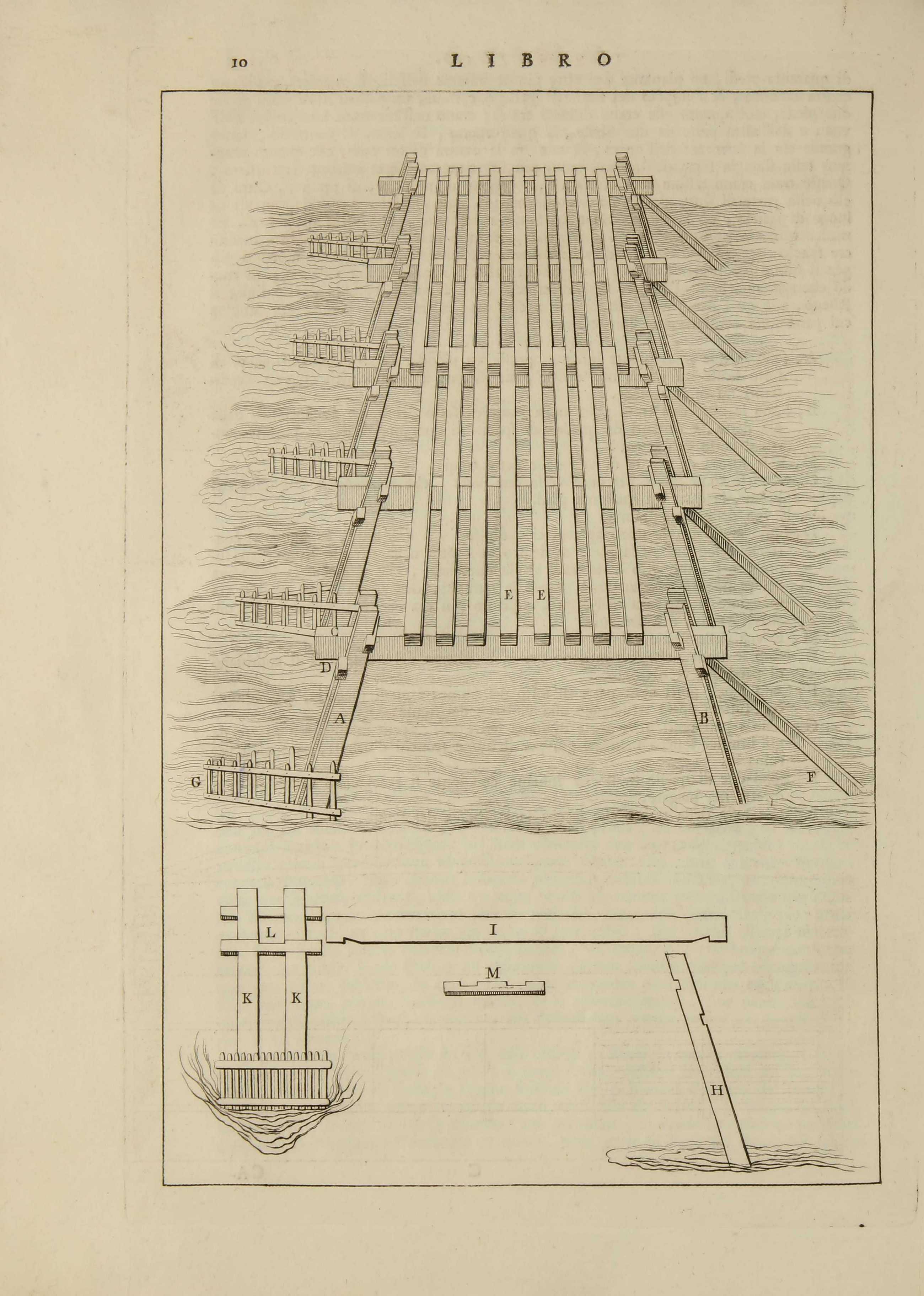 I quattro libri dell'architettura di Andrea Palladio. Ne' quali dopo un breue trattato de' cinque ordini, & di quelli auertimenti, che sono piu necessarij nell fabricare; si tratta delle case priuate, delle vie, de i ponti, delle piazze, de i xisti, et de' tempij. — In Venetia : Appresso Dominico de' Franceschi, 1570