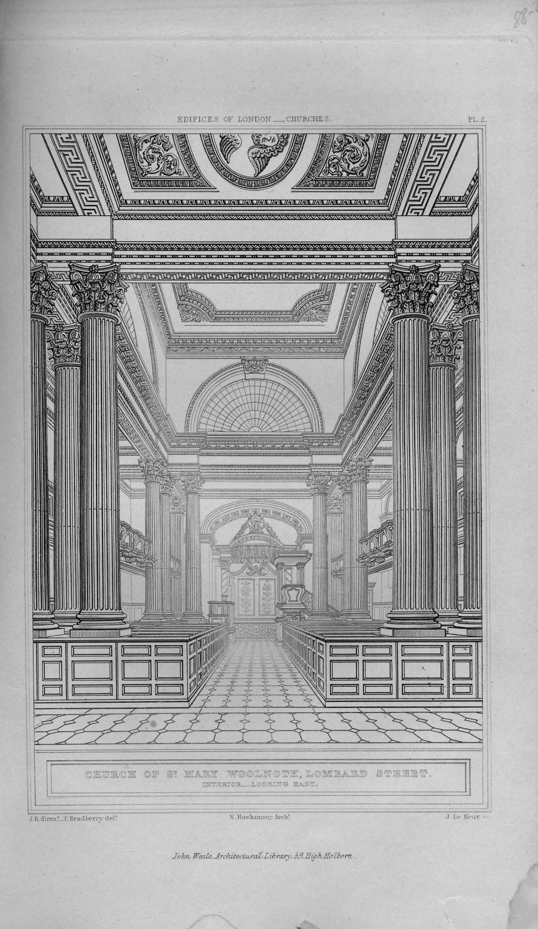 Illustrations of the public buildings of London : With historical and descriptive accounts of each edifice : In 2 volumes / by Pugin and Britton. — Second edition, greatly enlarged by W. H. Leeds. — London : John Weale, 1838