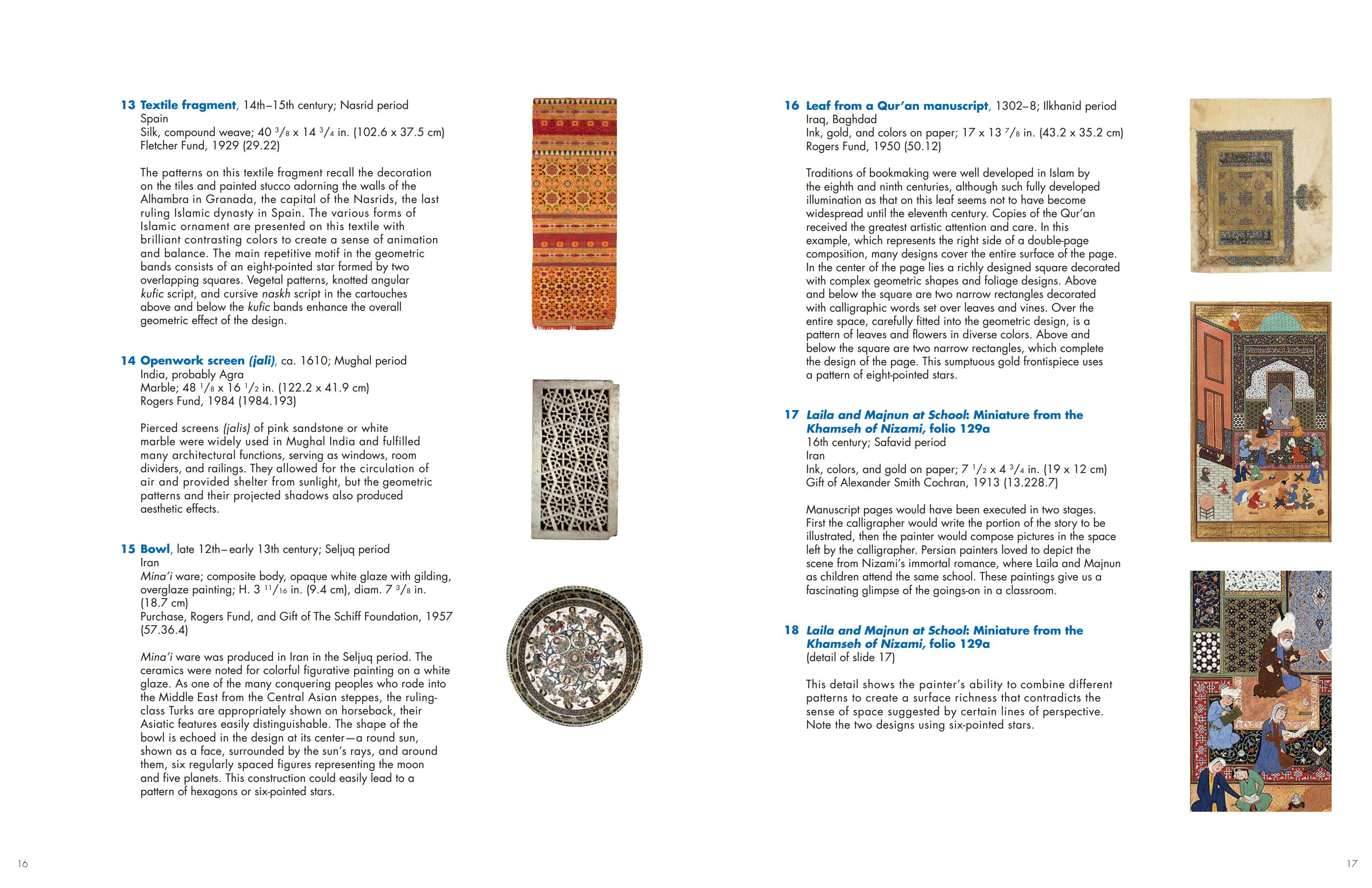 Islamic Art and Geometric Design : Activities for Learning. — New York : The Metropolitan Museum of Art, 2004