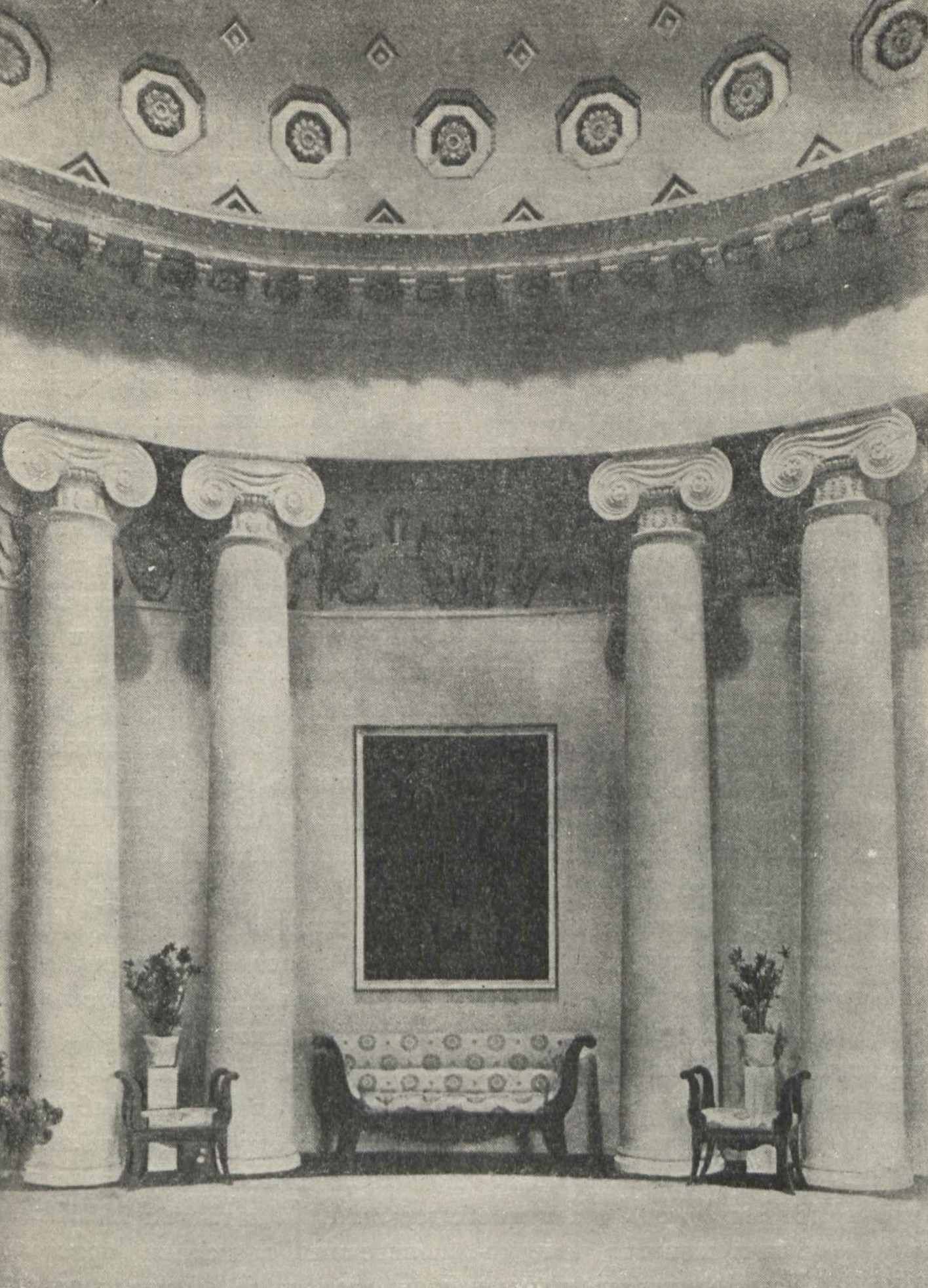 Русский павильон на Международной Выставке в Риме (1911). Интерьер