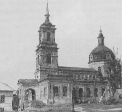 Рисунок 2. Вознесенская церковь в селе Сада (фото 1980-х гг.) [2]