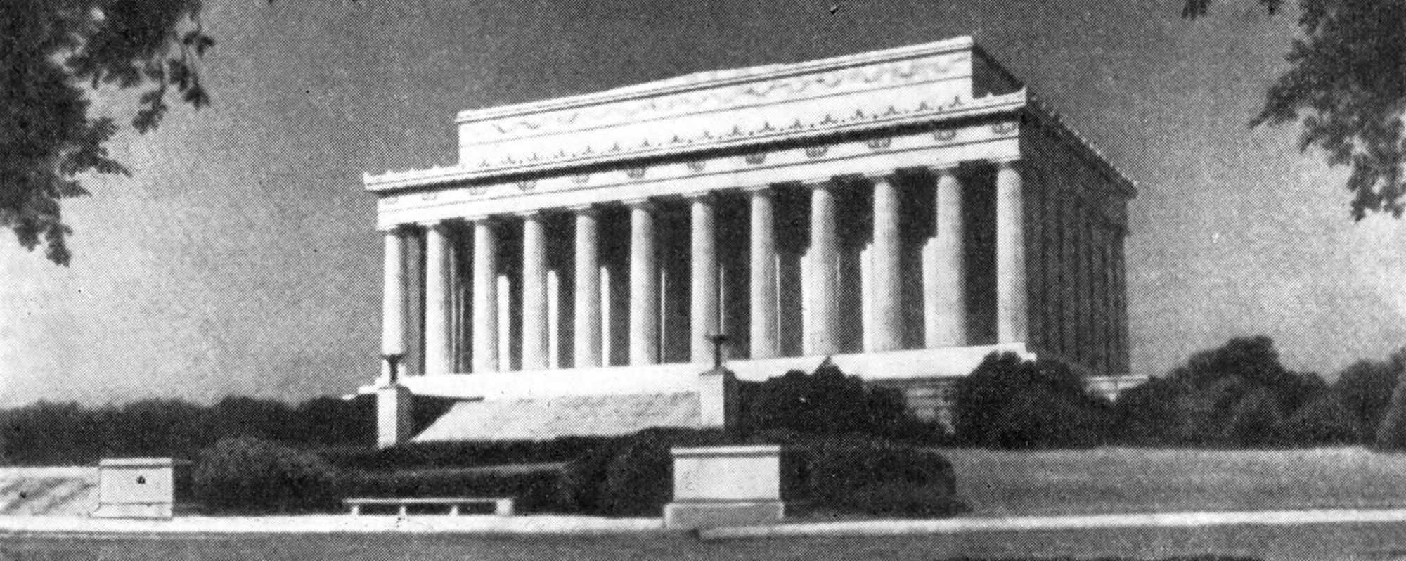 1. Вашингтон. Монумент Линкольну, 1914—1922 гг. Арх. Ч. Бэкон