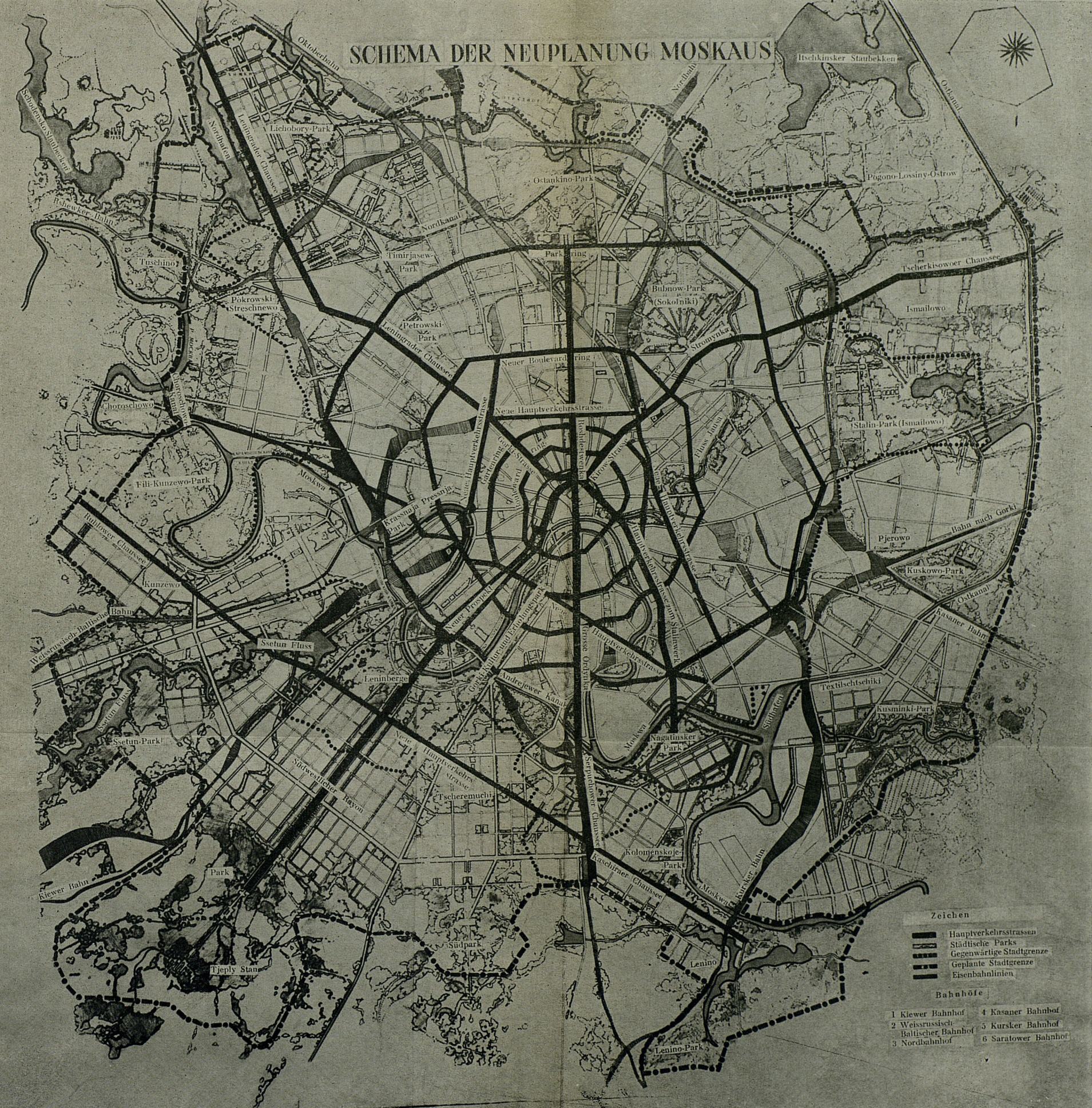 Moskau gestern, heute und morgen / L. Pertschik. — Moskau : Verlagsgenossenschaft ausländischer Arbeiter in der UdSSR, 1936