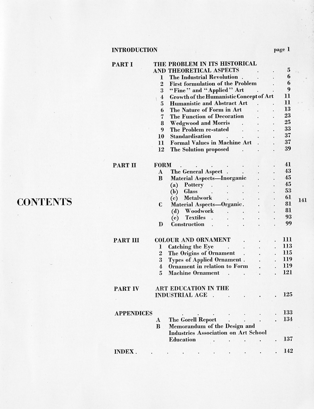 Art and Industry: The Principles of Industrial Design / Herbert Read. — New York : Harcourt, Brace and Company, 1935