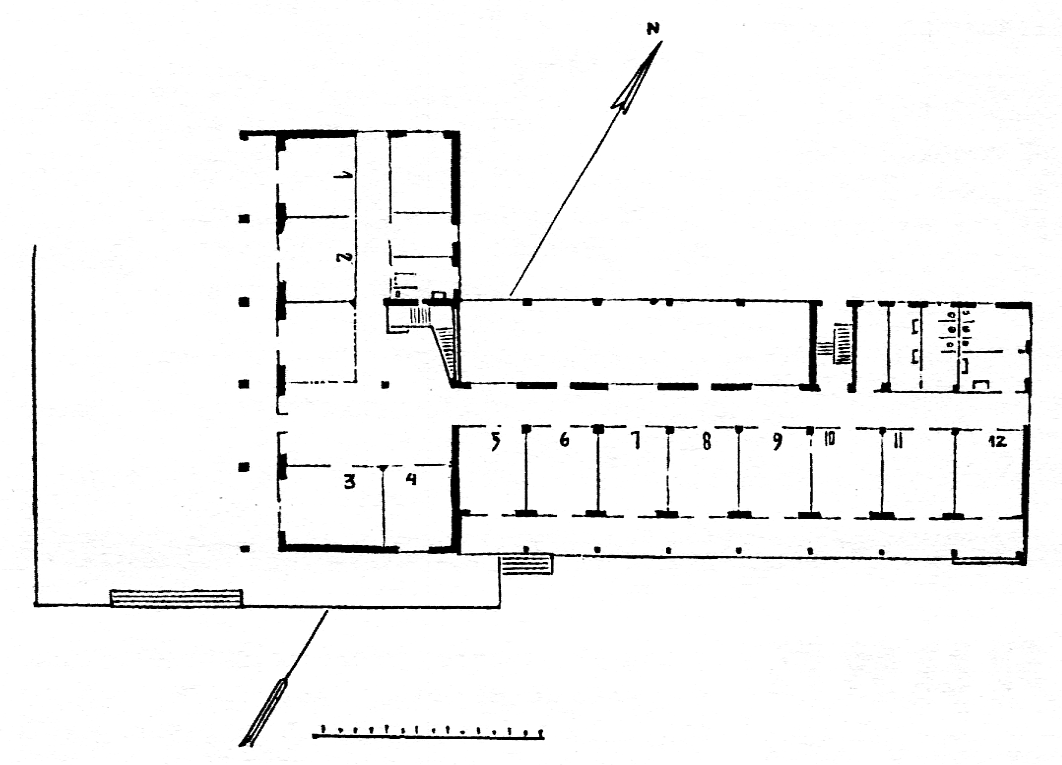 Н. Я. Колли. Проект санатория. Entwurf für ein Sanatorium. Architect N. Y. Kolli.