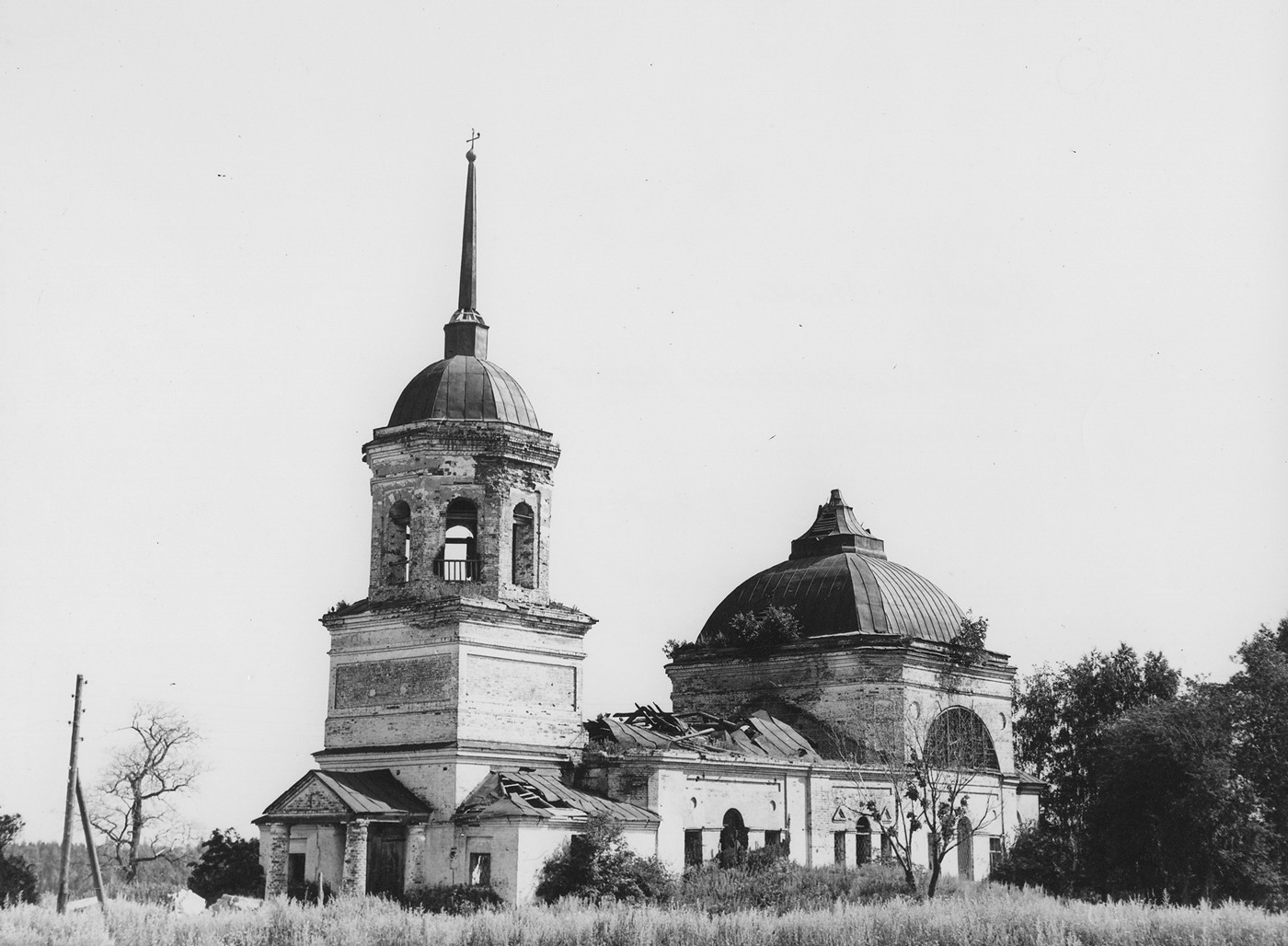 Архивные фотографии церкви Спаса (Свято-Никольский храм)