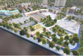 Градостроительный институт «Мирпроект» разработал концепцию парка на набережной реки Иртыш в Ханты-Мансийске