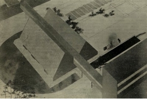 М. Я. Гинзбург. Проект Профтехкомбината Челябтракторстроя. 1931