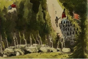 Война грибов. Народная сказка. Рисунки Елены Поленовой