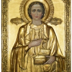 Реставрация иконы Святого В.М. целителя Пантелеймона.