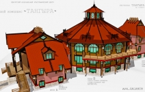 Проект гостевого комплекса ресторана "Тангыра".