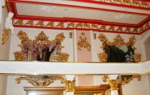 Декор лепниной интерьера в сочетании стилей барокко, роккоко.