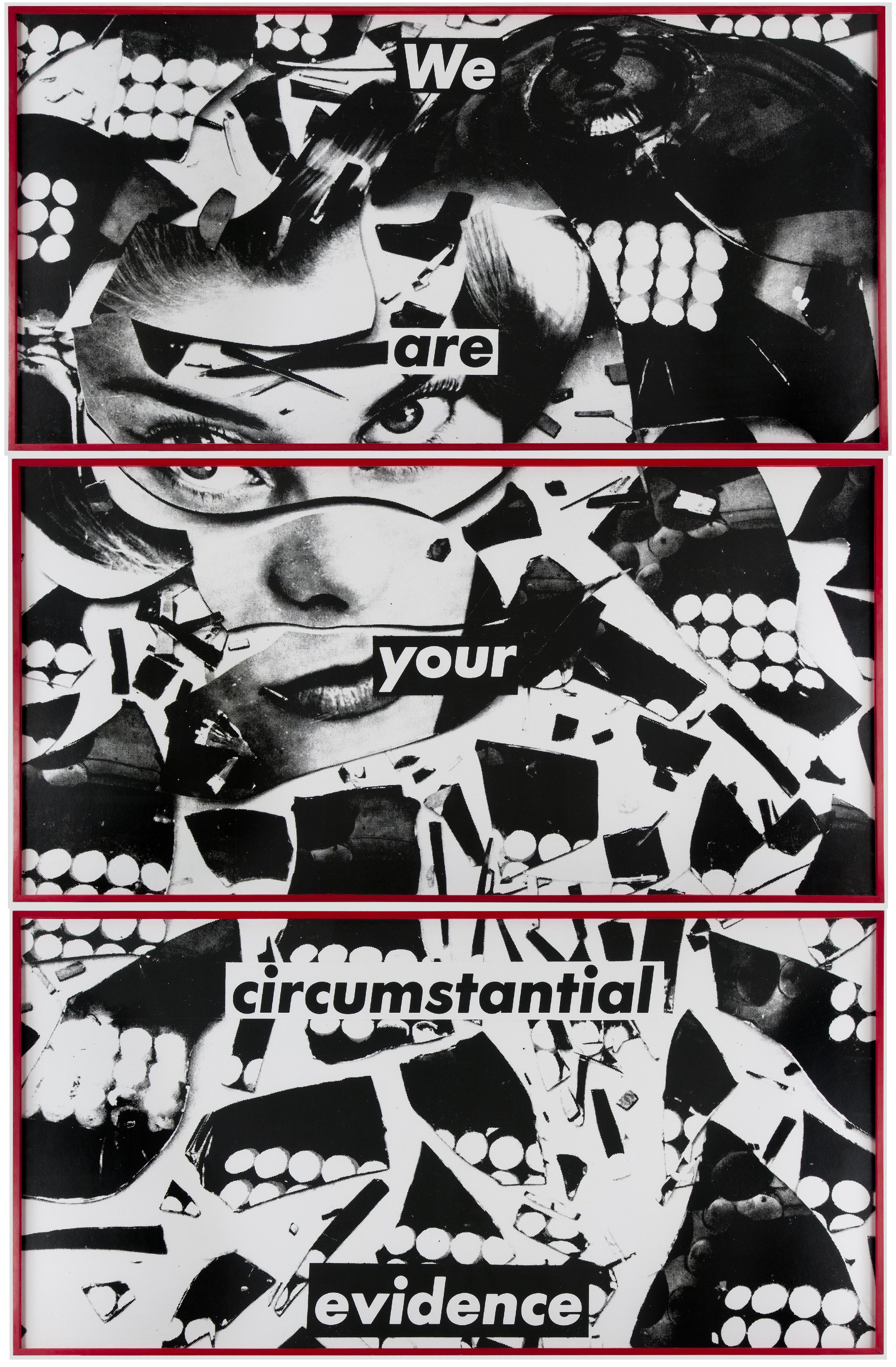 Barbara Kruger. Untitled (We are your circumstantial evidence). 1983. Source: Philadelphia Museum of Art