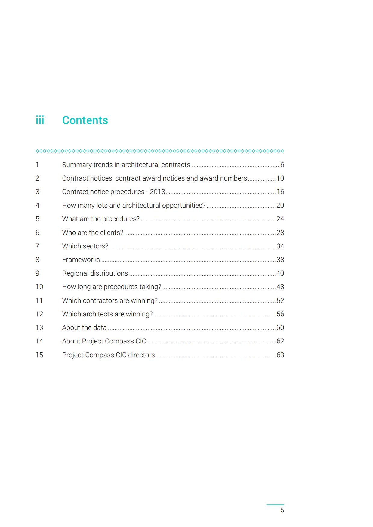 Public Construction Procurement Trends 2009–2014 / Walter Menteth, Owen O’Carroll, Russell Curtis and Bridget Sawyers ; Project Compass CIC. — Published by Project Compass CIC, 2014