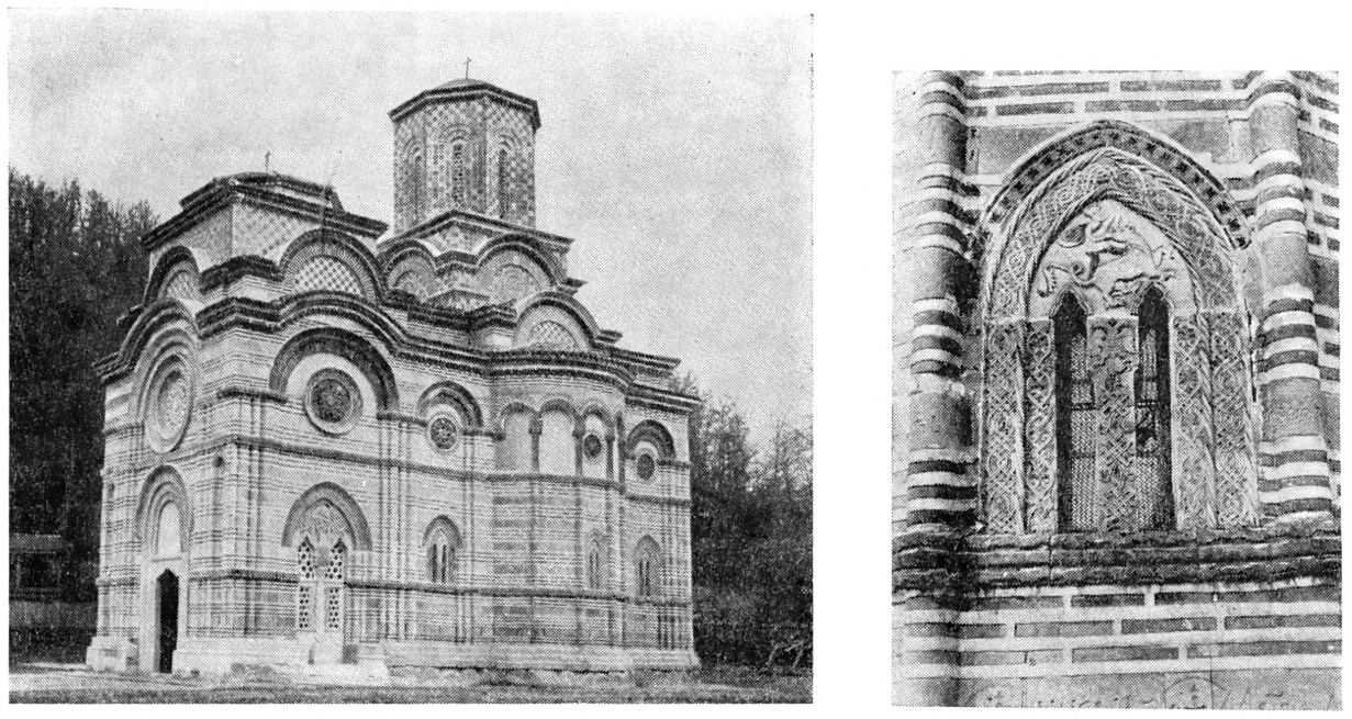 47. Каленич. Церковь, 1413—1416 г. Вид с юго-запада, окно апсиды