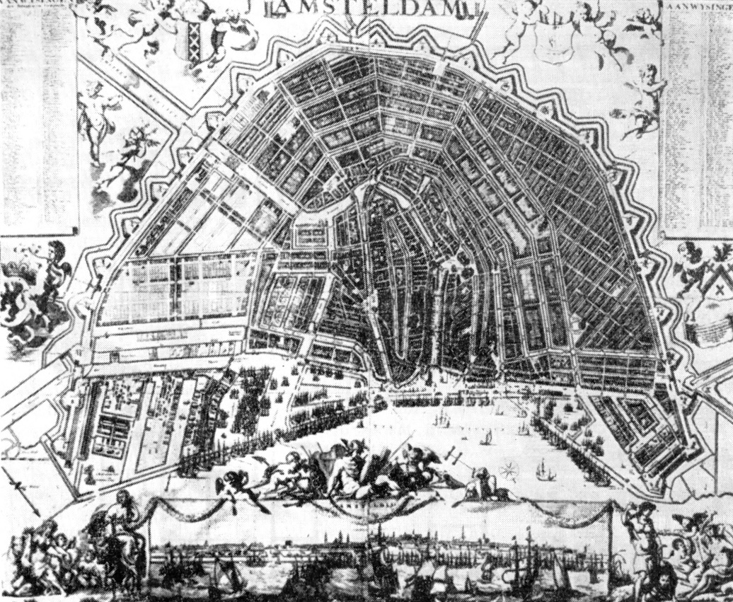 1. Амстердам. План города, 1667 г.