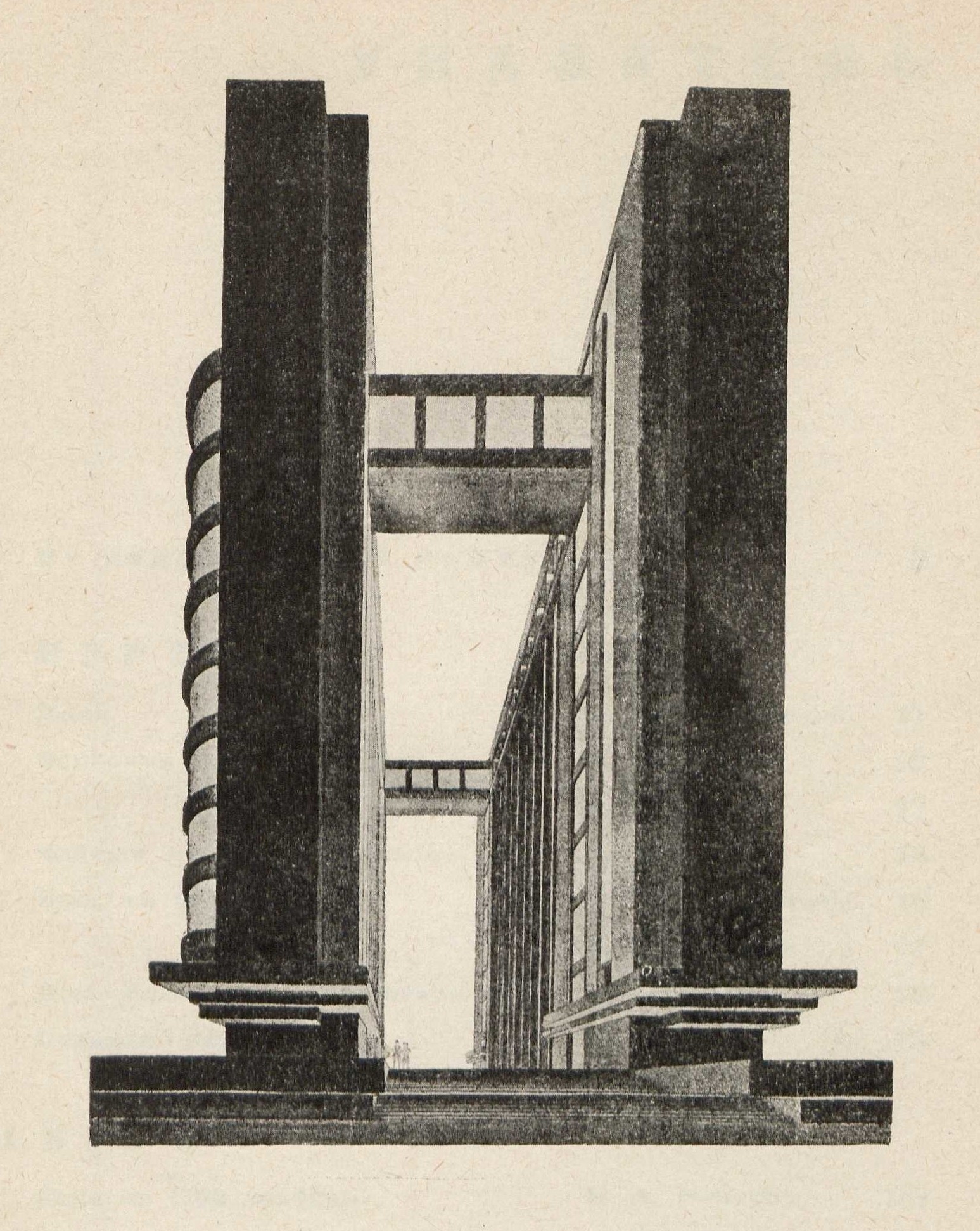 Мавзолей-памятник деятелям Октябрьской Революции — И. А. Меерзон. 1927