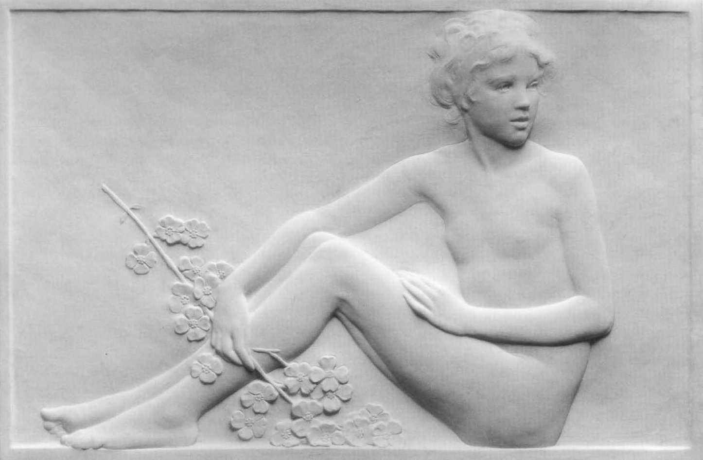 Girls Singing. 1916, carved 1916–17. Frances Grimes