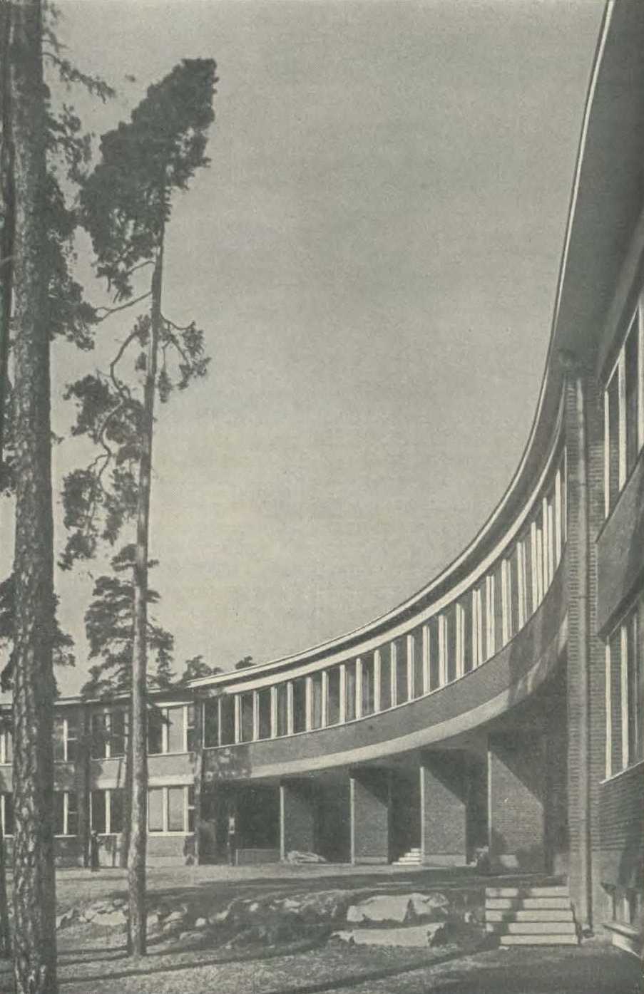 Школа в Мейлахти. 1950—1953 гг. Общий вид