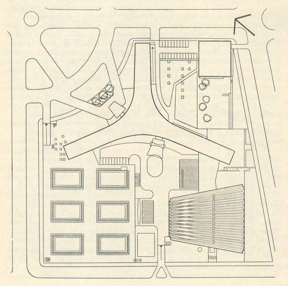Комплекс Дома ЮНЕСКО. 1953—1964 гг. Генеральный план