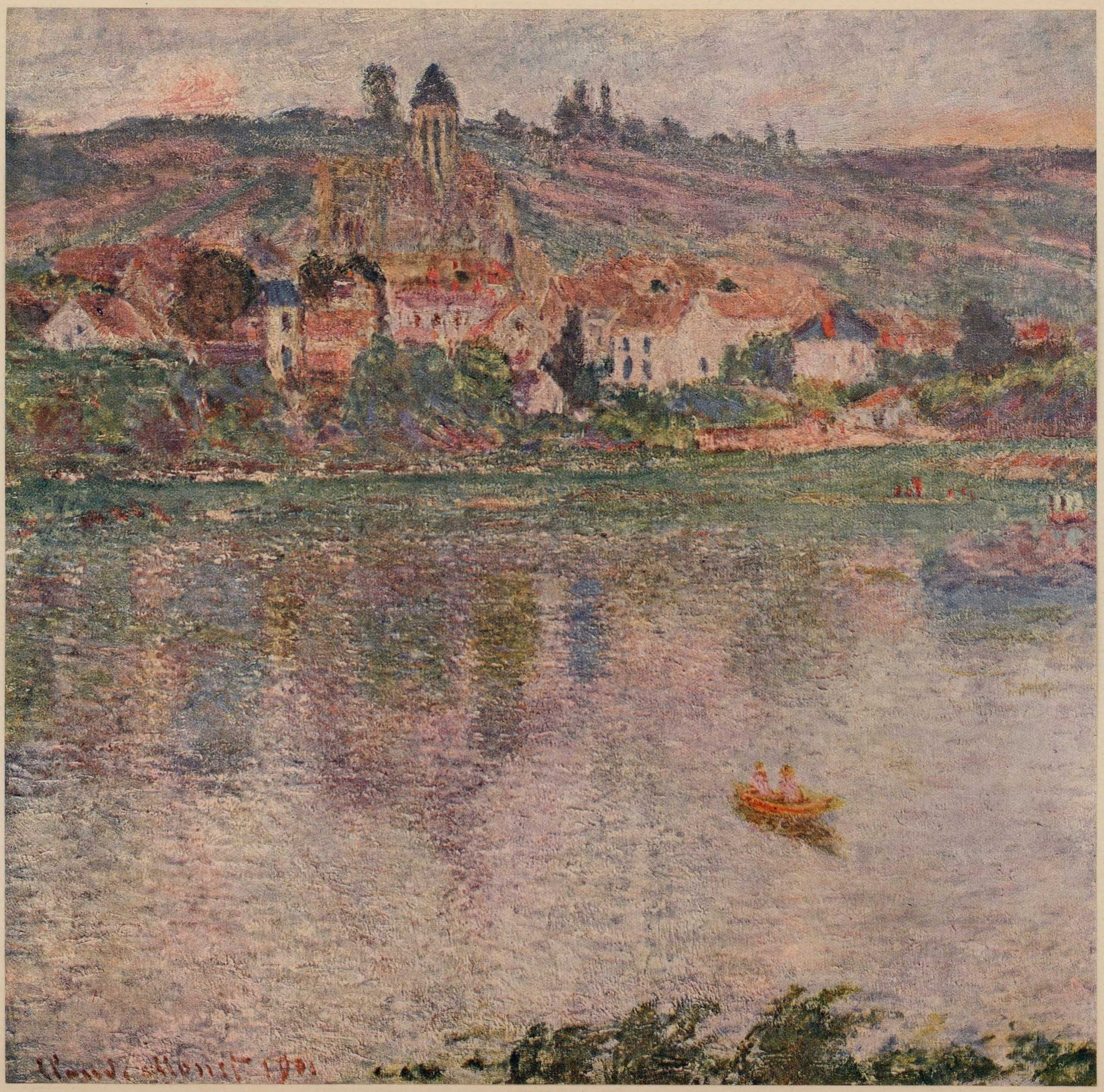 Клод Монэ. Городок Ветейль. 1901