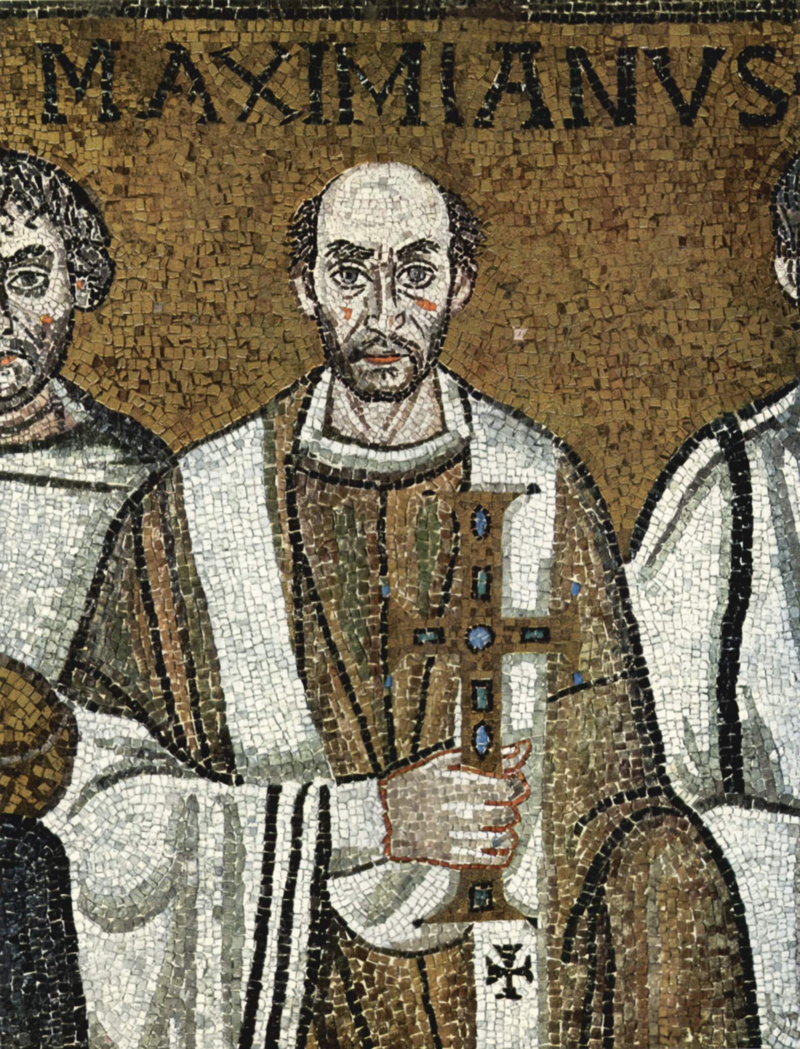 Рис. 15. Мозаика в соборе Сан-Витале в Равенне