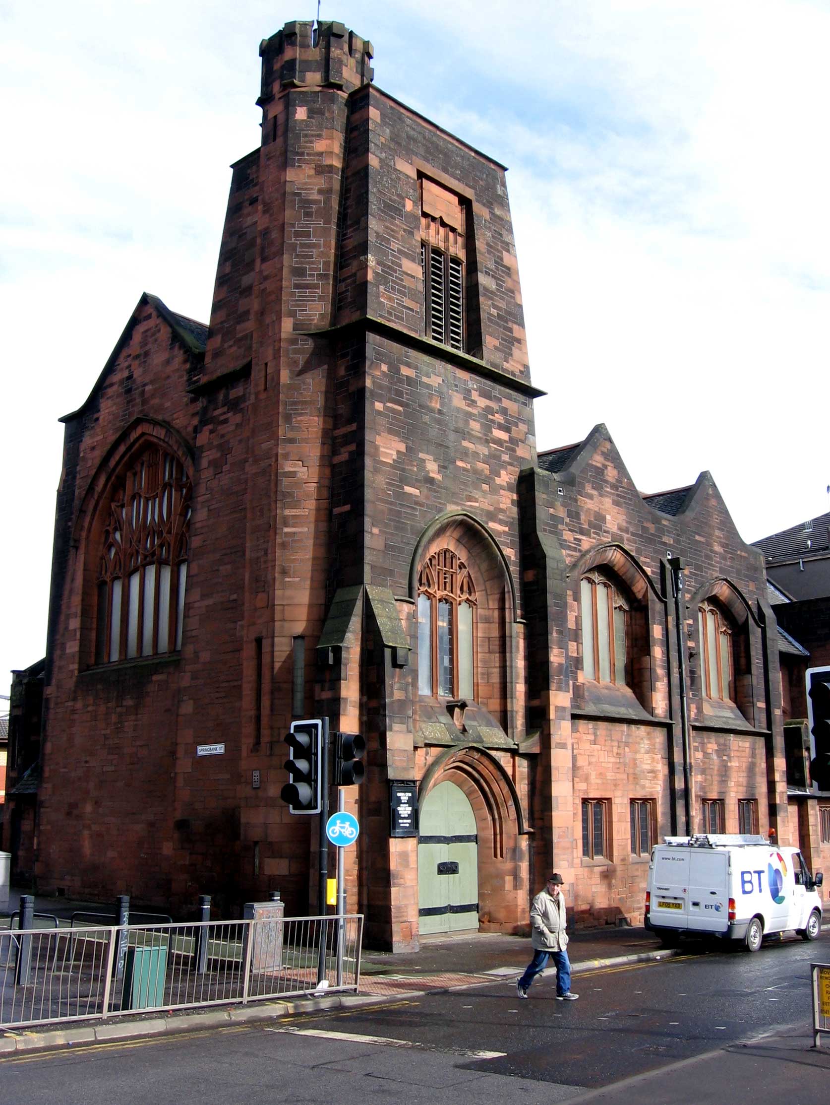 Queen's Cross Church, Glasgow designed by Charles Rennie Mackintosh. Photo: User:Dave souza, 2006
