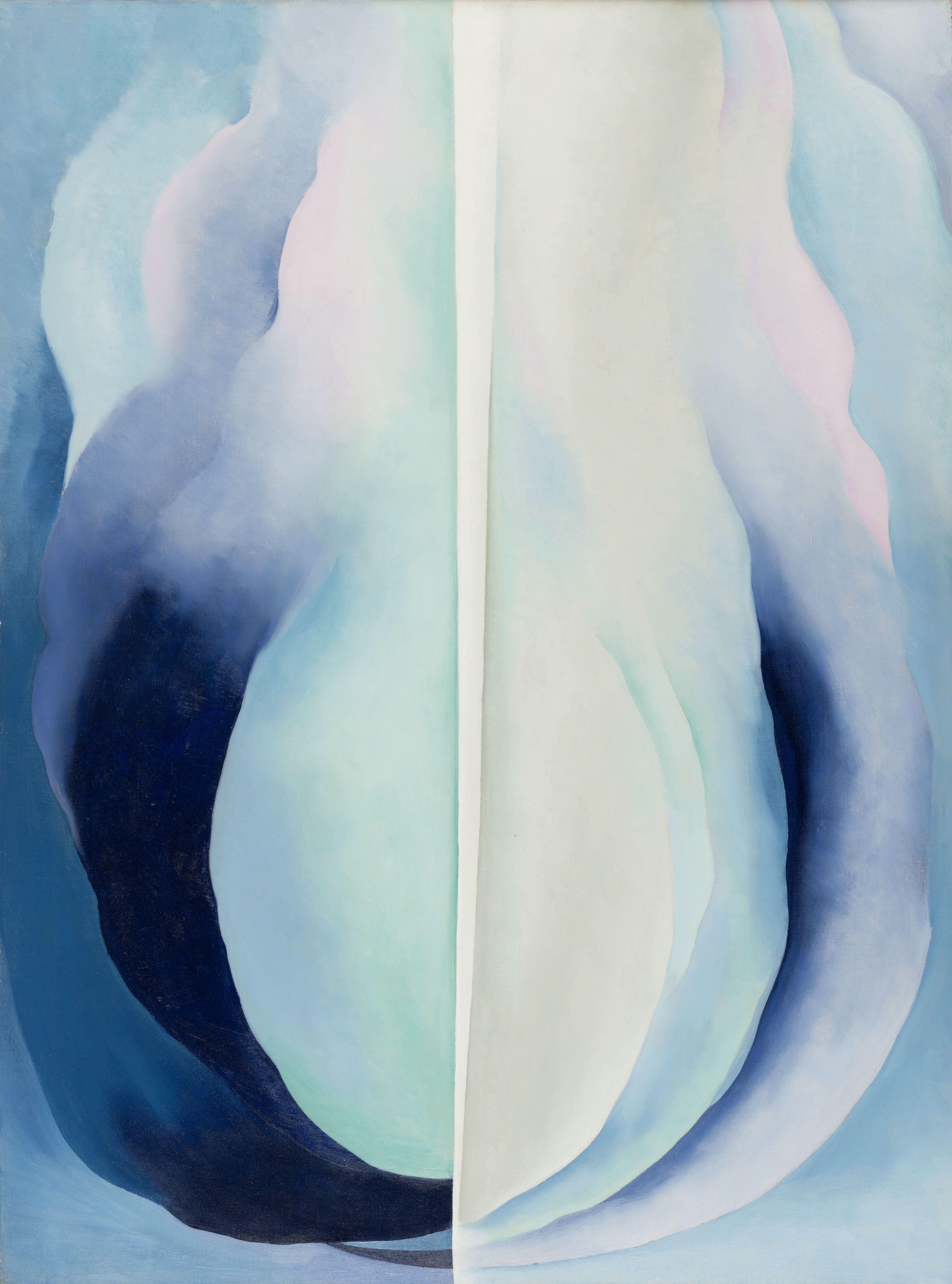 Georgia O'Keeffe. Abstraction Blue. 1927. Source: MoMA