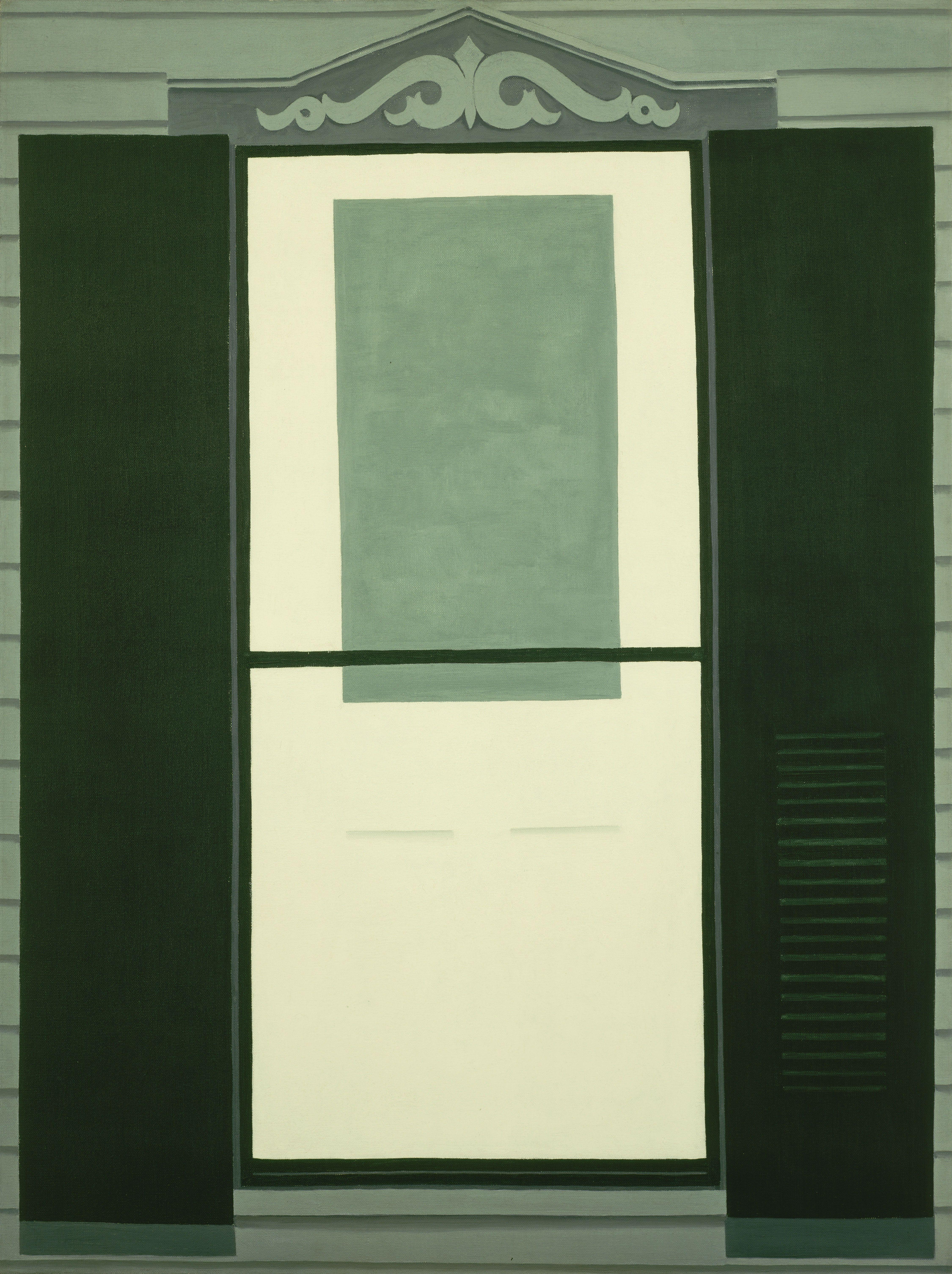Georgia O'Keeffe. Farmhouse Window and Door. 1929. Source: MoMA