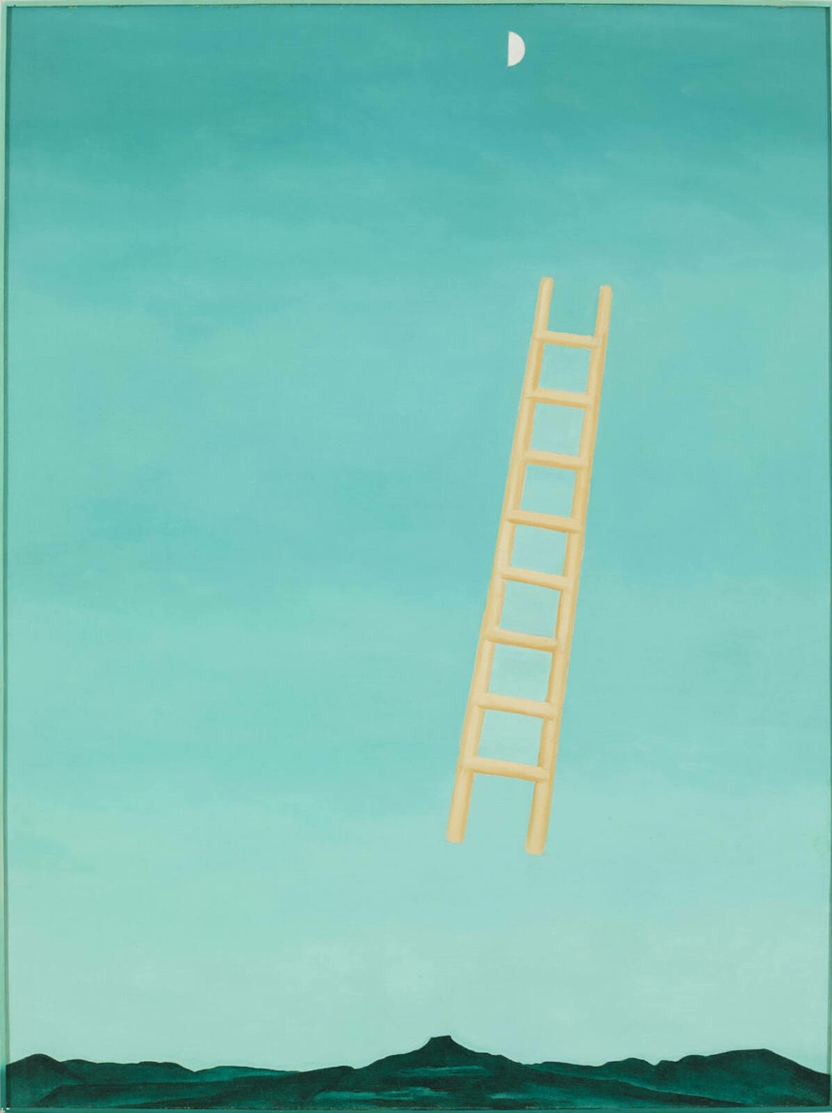 Georgia O'Keeffe. Ladder to the Moon. 1958. Source: Whitney Museum of American Art
