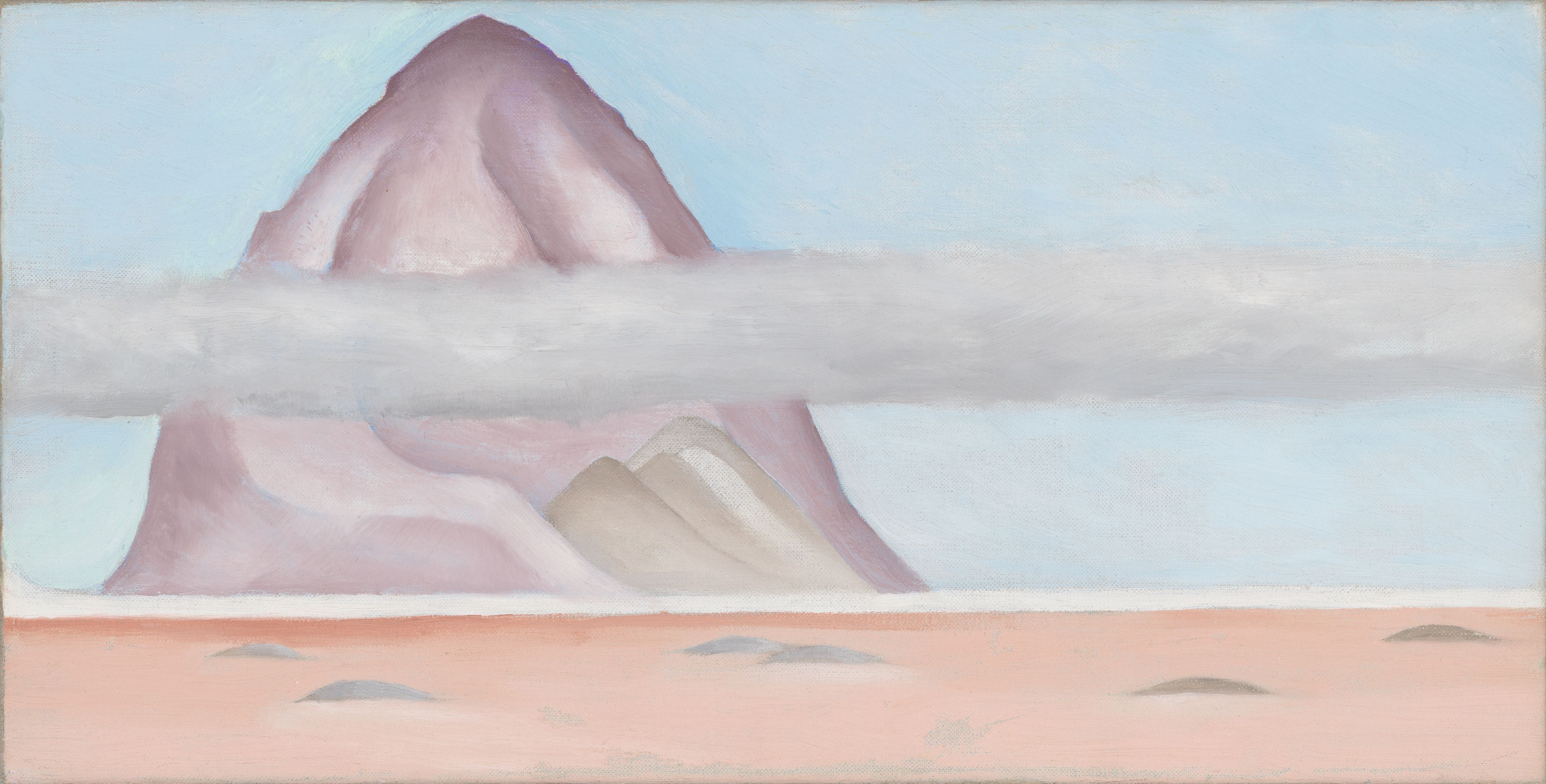Georgia O'Keeffe. Misti Again - A Memory. 1957. Source: Georgia O'Keeffe Museum