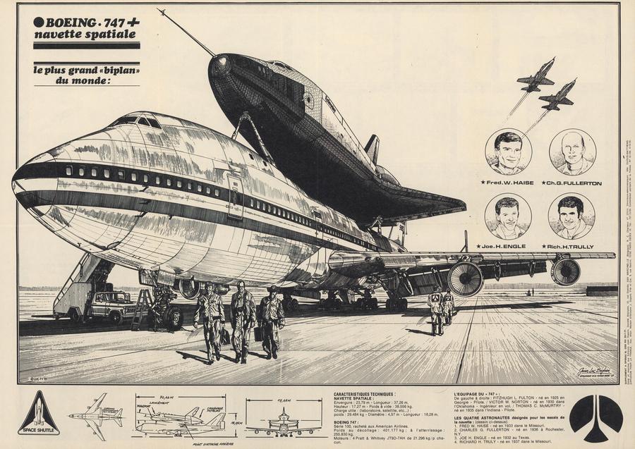 Boeing 747 + Navette Spatiale