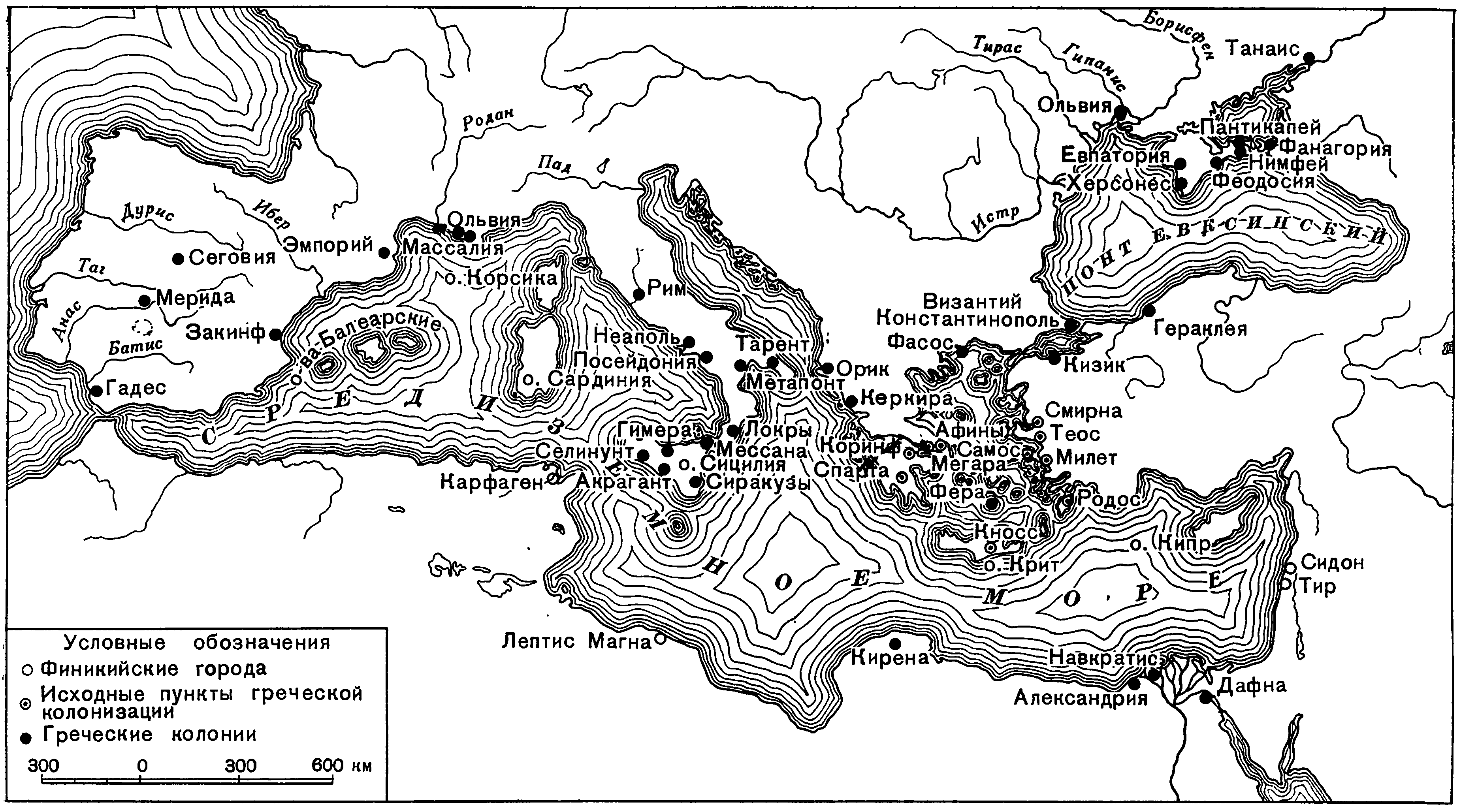 Карта 2. Греческая колонизация