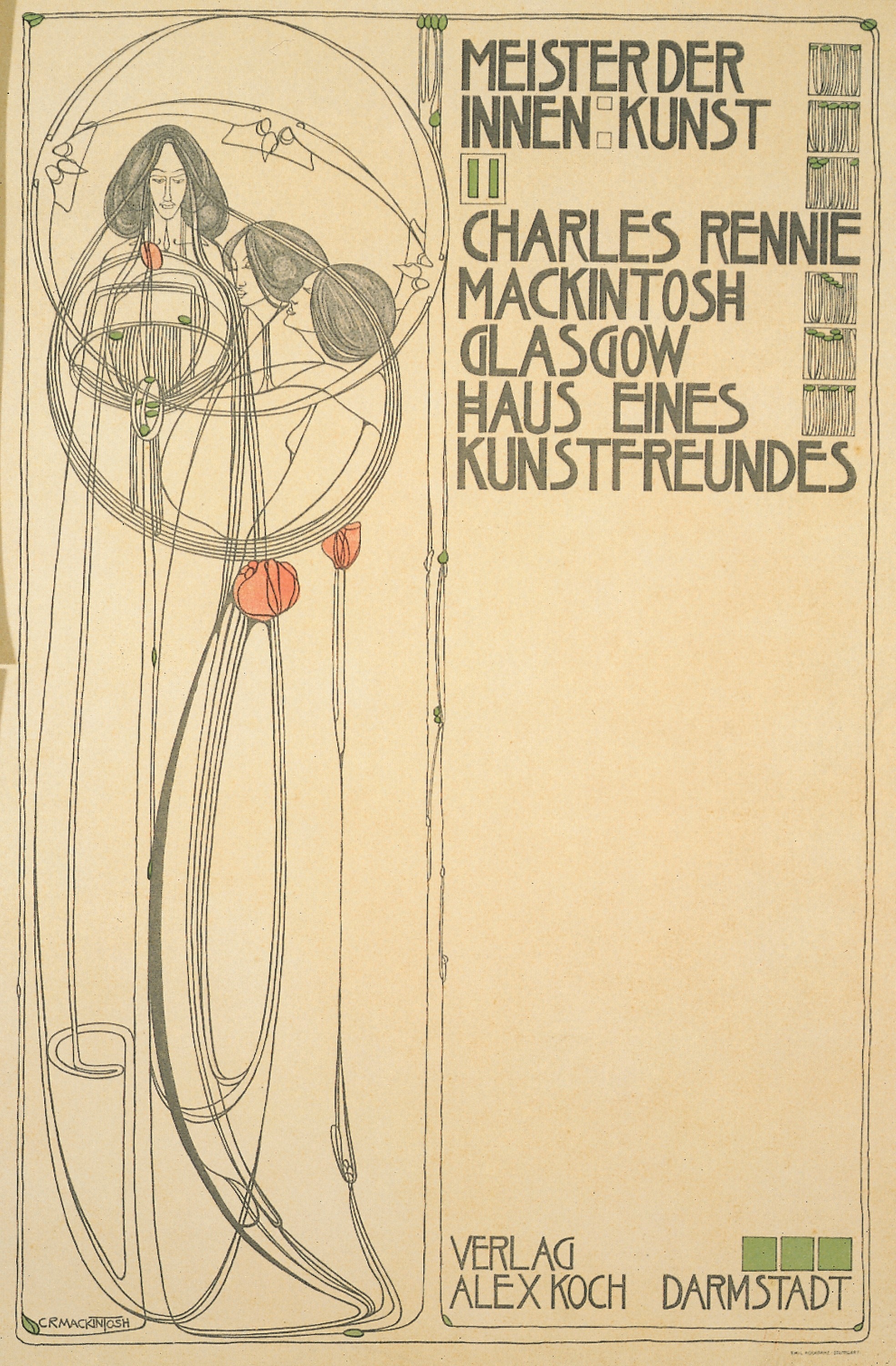 Title page, Charles Rennie Mackintosh, Glasgow: Haus Eines Kunstfreundes (Meister der Innenkunst II), 1902