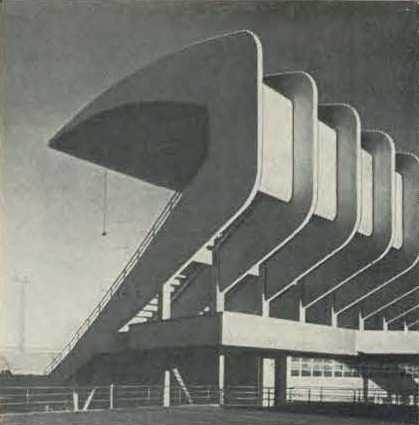 Олимпийский стадион Каракасского университета. 1950