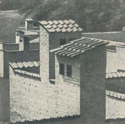Поселок во Фреденсборге. 1964 г. Общий вид, генеральный план