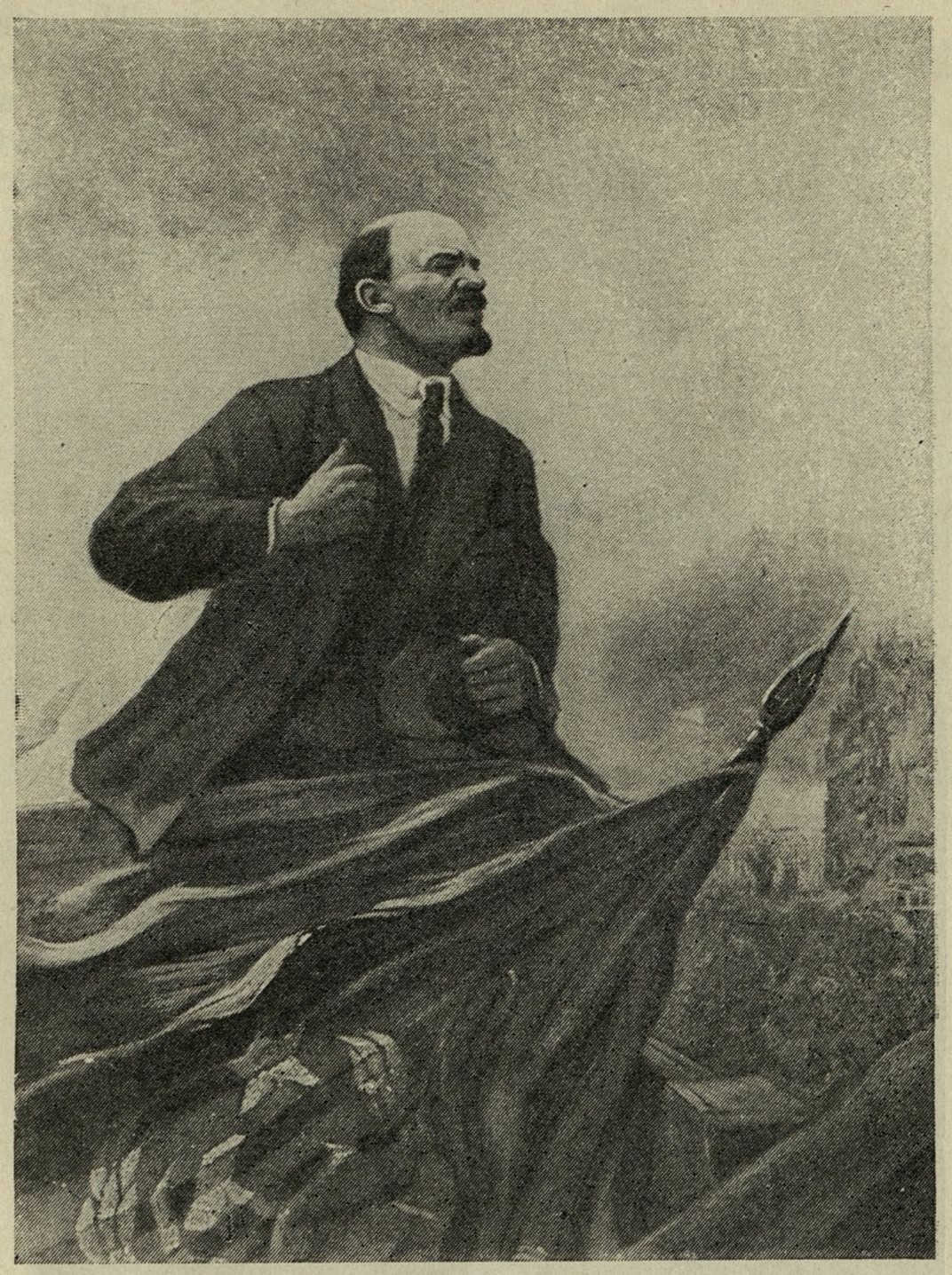 А. Герасимов. Ленин на трибуне. A. Guerassímov. Lénine sur la tribune.