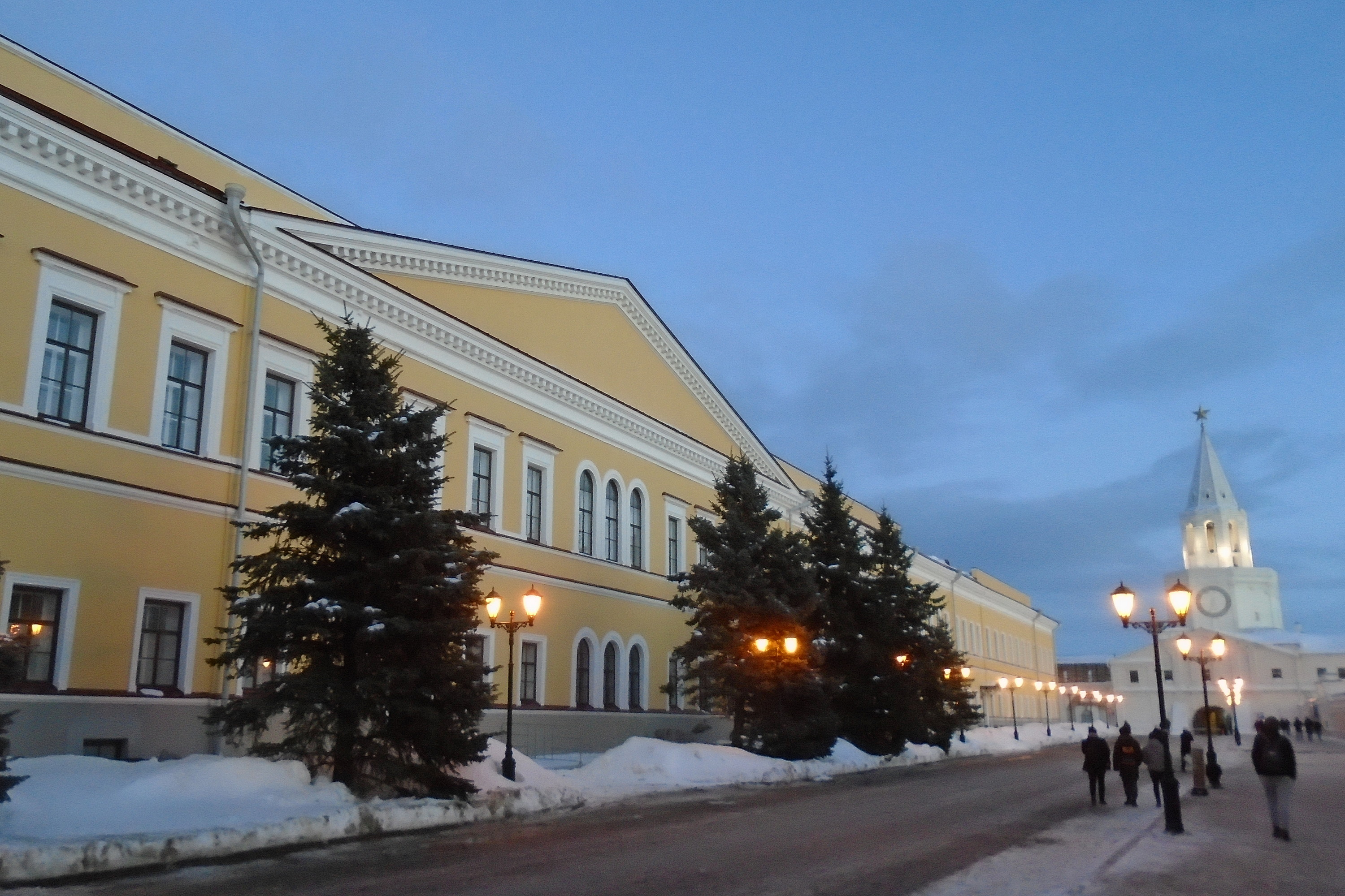 Здание Присутственных мест, Казанский кремль. Дата съемки: 02.03.2021. Фото: Engelberthumperdink. Источник: Wikimedia Commons