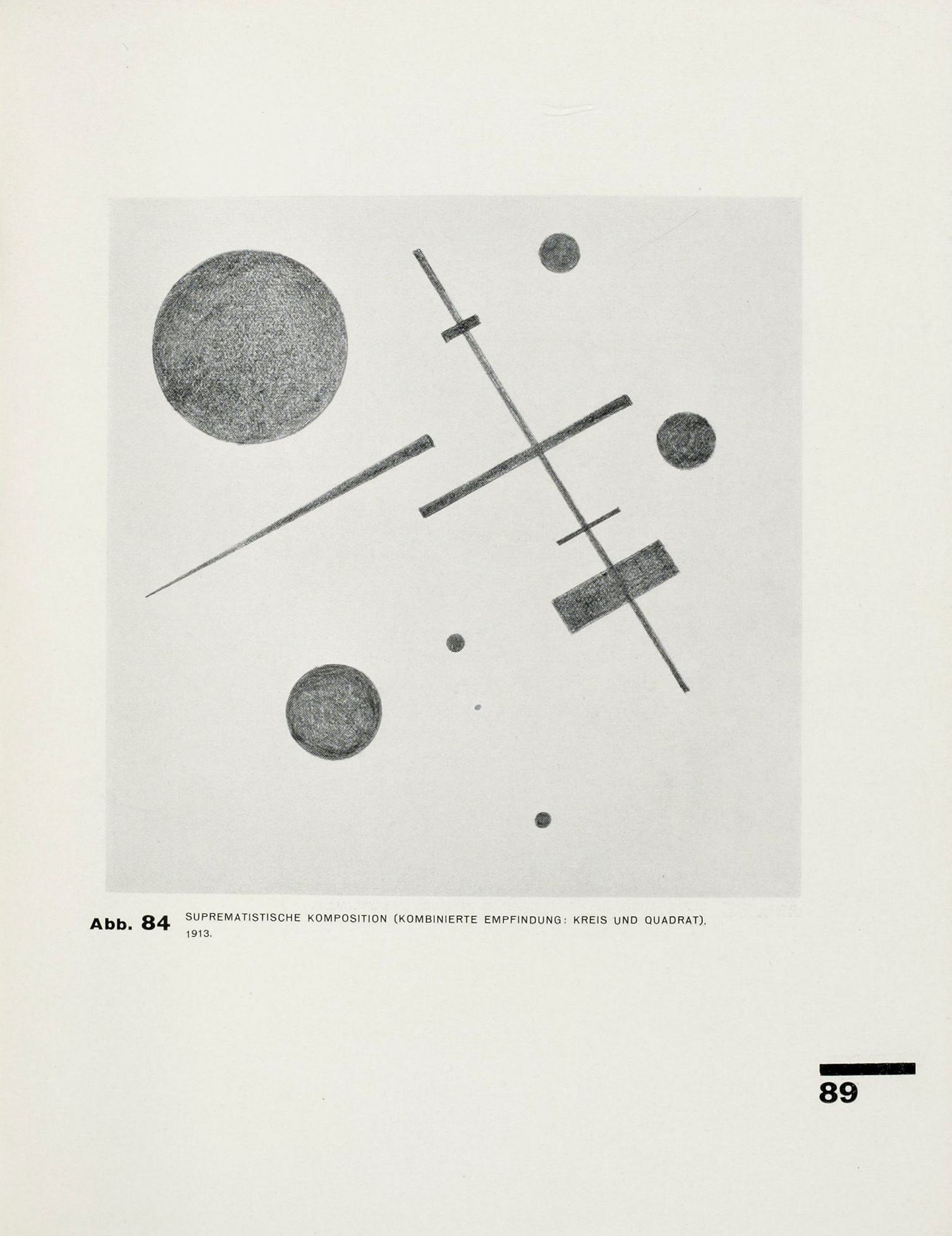 Die gegenstandslose Welt / Kasimir Malewitsch. — Zweite auflage. — München : Albert Langen Verlag, 1927. — 104 p., il. — (Bauhausbücher 11)