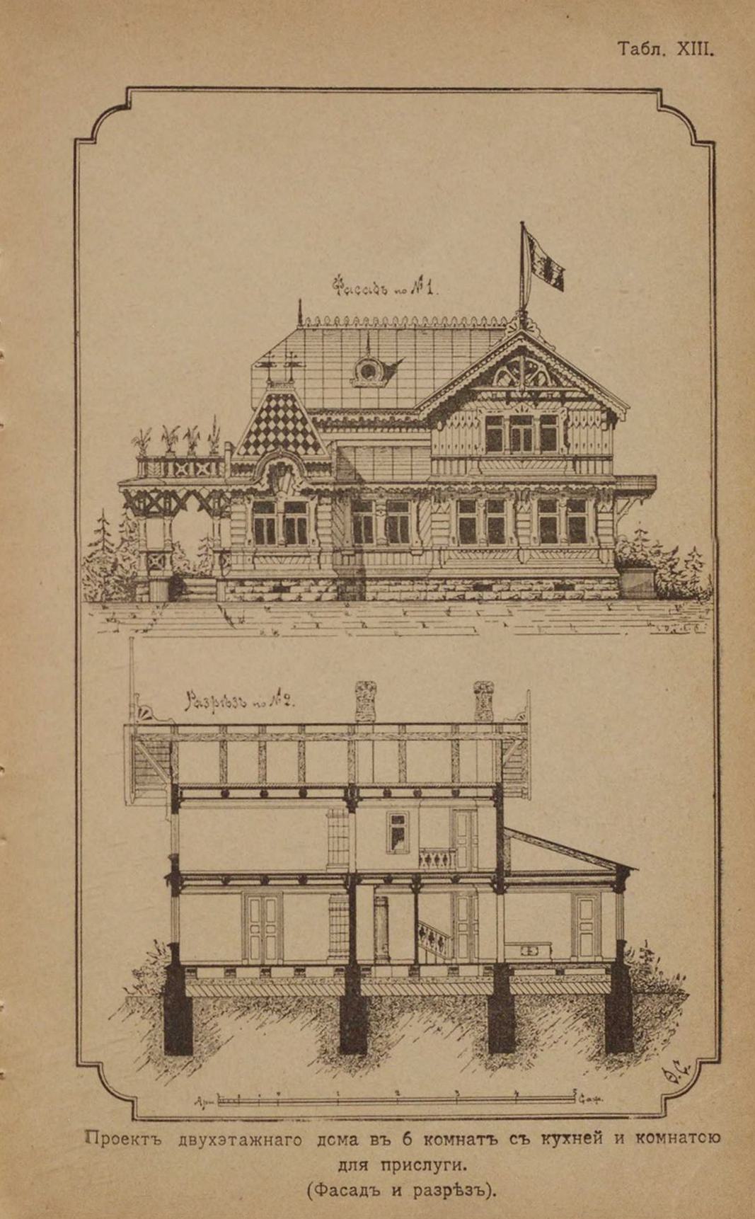 Папенгут А. Ф. Деревянные дома-дачи : Руководство к постройке летних и  зимних деревянных домов-дач. — Издание 2-е. — С.-Петербург, 1904 | портал о  дизайне и архитектуре