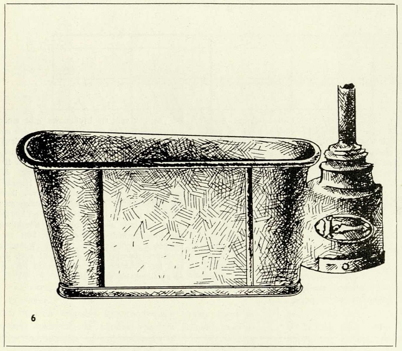 6. Металлическая ванна с устройством для подогрева воды углем (конец XVIII в.).
