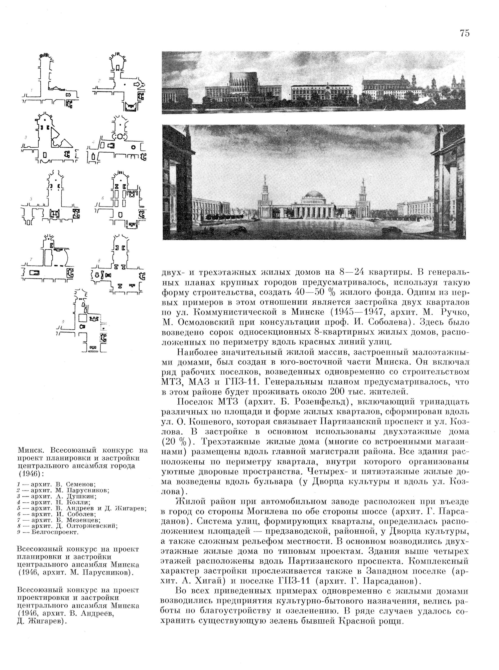 История архитектуры Белоруссии : [В 2-х томах] : Том 2: Советский период / А. А. Воинов. — Издание второе, переработанное и дополненное. — Минск : Вышэйшая школа, 1987