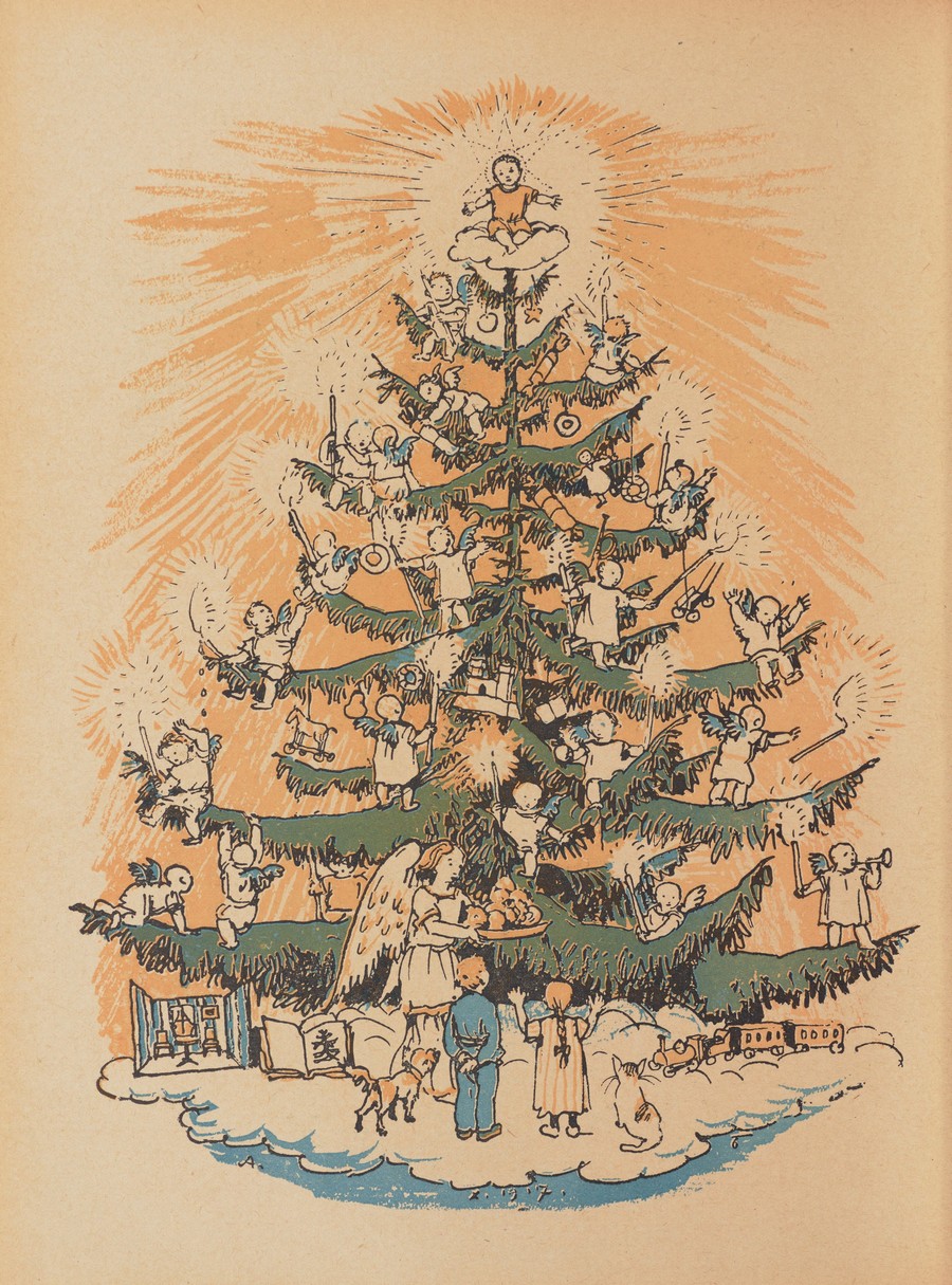 Елка : Книжка для маленьких детей / Составили Александр Бенуа и К. Чуковский. — Петроград : Парус, 1918