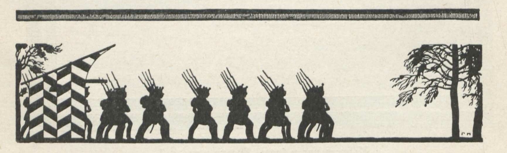 Нарбут. Заставка из книги „1812 год в баснях Крылова“.